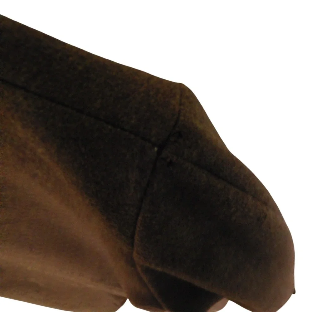 Vintage Zero King Coat Wool Faux Fur Lined Wind and Water Repellent Sz 44 Large‎